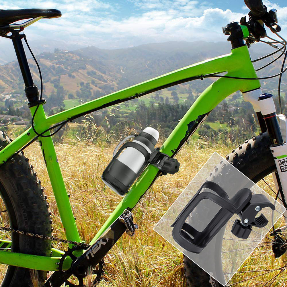 Bike Bottle Holder Cages Adjustable Bike Cup Holder Bicycle Drink Rack Clip for Outdoor MTB Bicycle Stroller