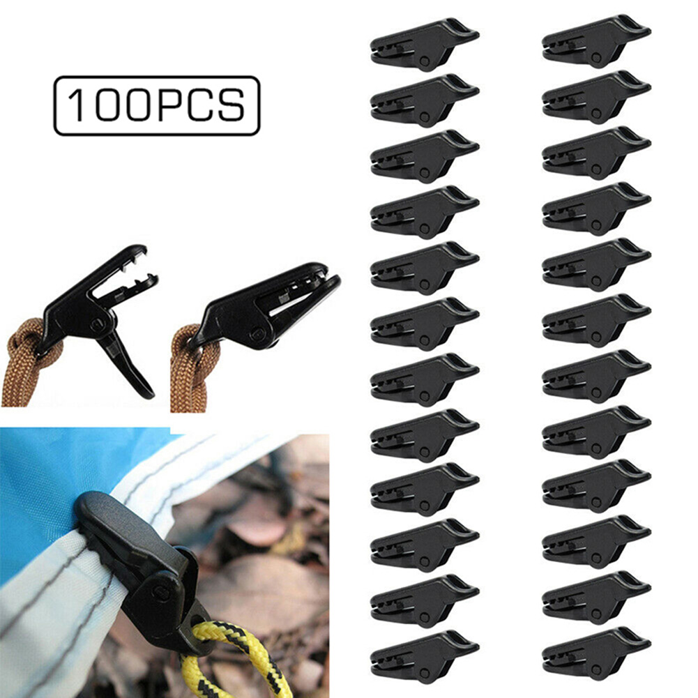 Tarp Clips for Pool Awning Cover Heavy-Duty Tent Locks Clothespin Awnings Clips 4pcs Camping Tent Clamp