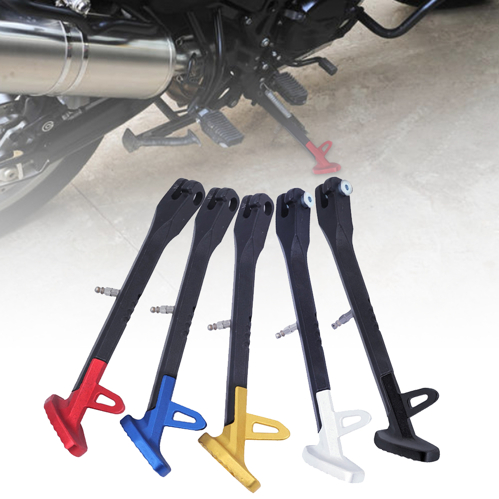 22CM Motorcycle Single Side Stand Leg Kickstand Supporter CNC Aluminum Alloy